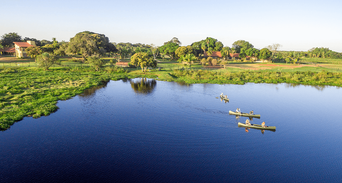 passeio canoagem caiman pantanal