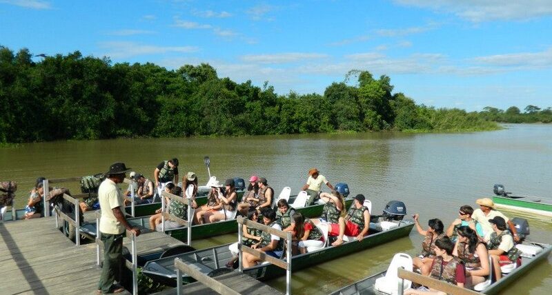 tour barco pousada rio claro pocone  pantanal