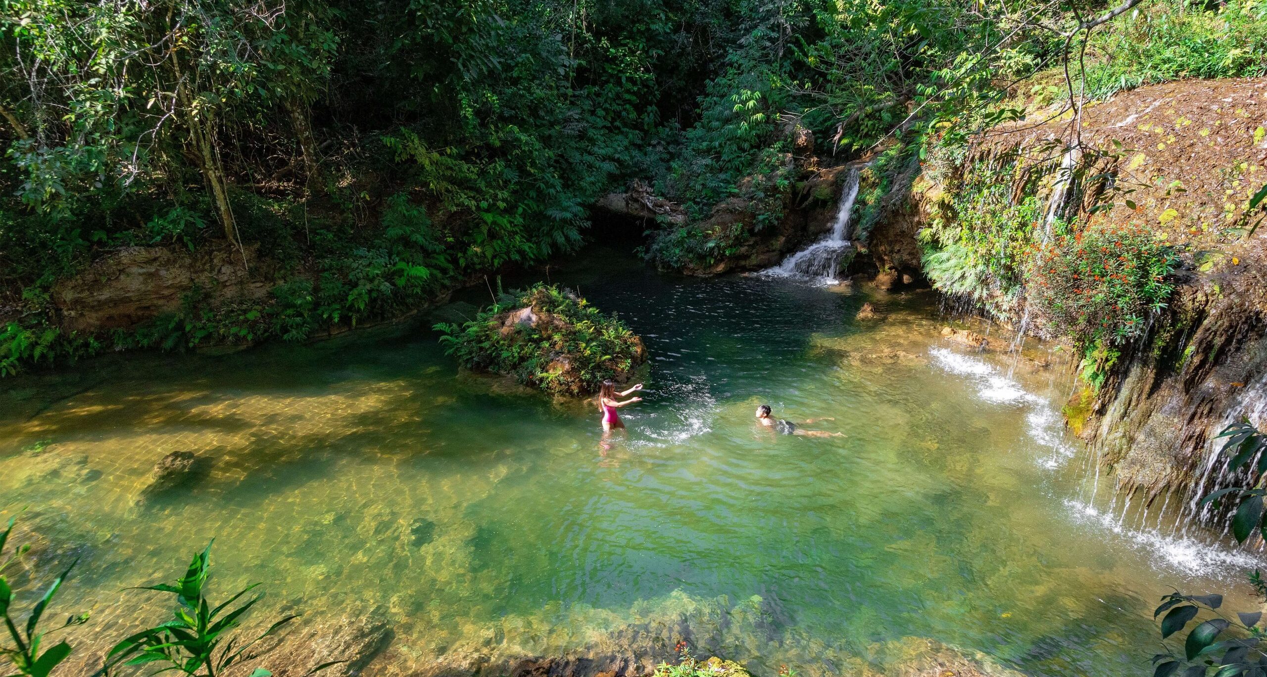 cachoeira estancia mimosa bonito ecoturismo