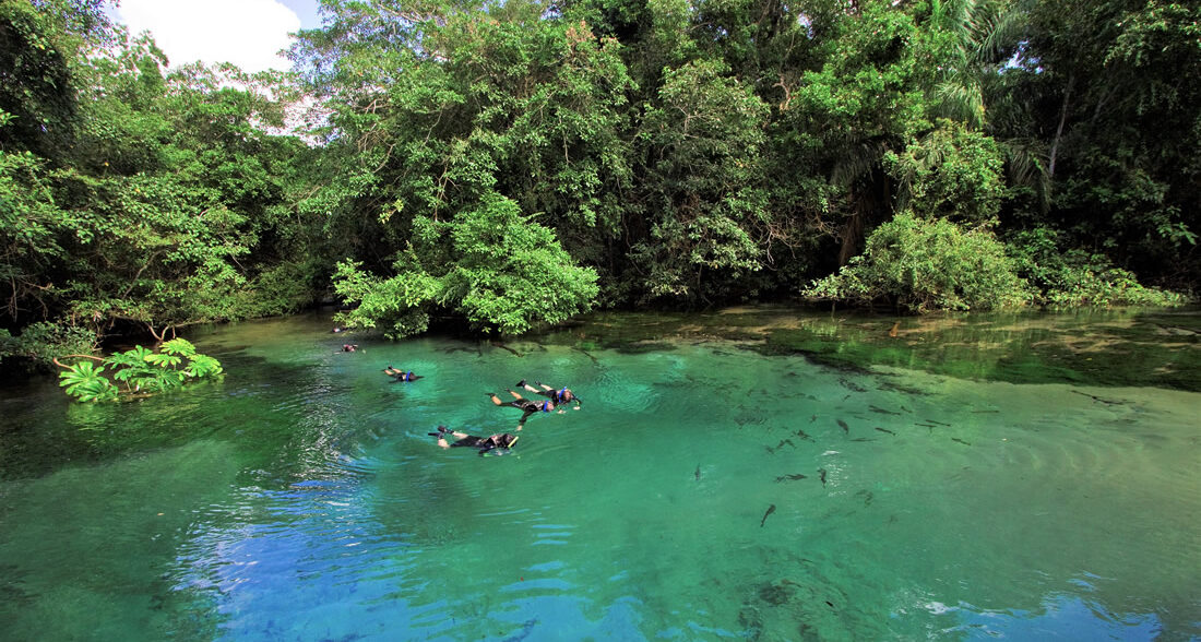 flutuação no rio da prata em bonito impacto ecoturismo